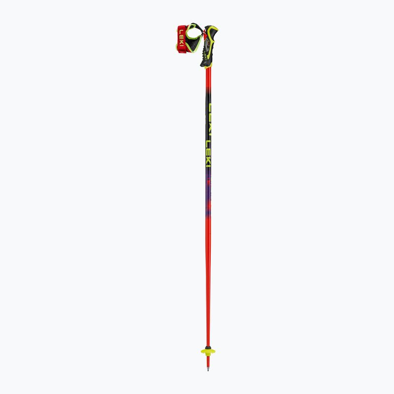 Bastoni da sci LEKI WCR Pro SL TR bright red/black/neon yellow 2