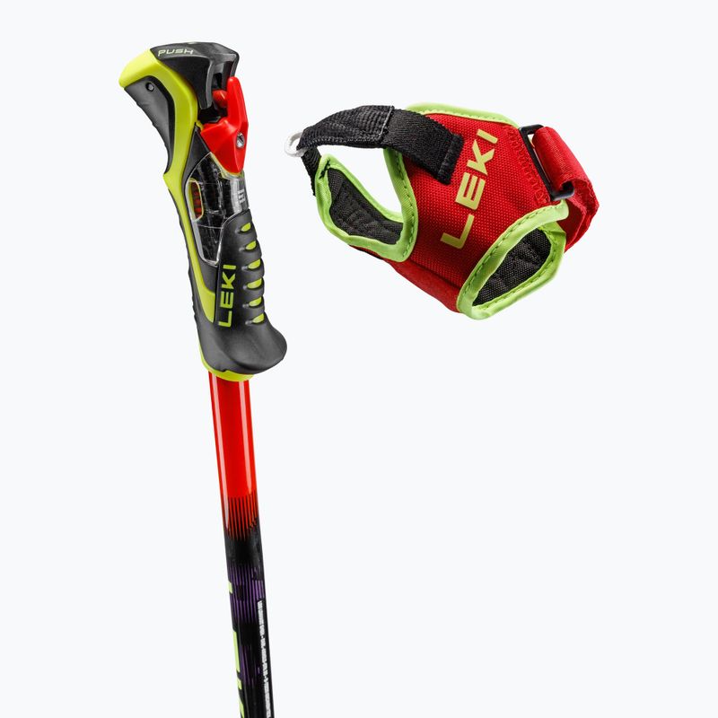 Bastoni da sci LEKI WCR Pro SL TR bright red/black/neon yellow 4