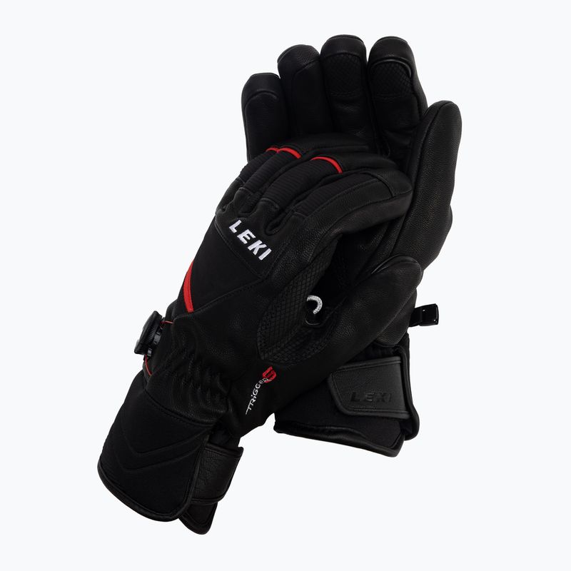 LEKI Griffin Tune S Boa guanto da sci uomo nero/rosso 649808302080