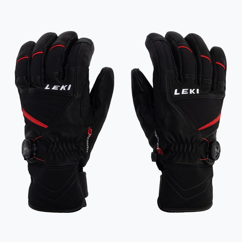 LEKI Griffin Tune S Boa guanto da sci uomo nero/rosso 649808302080 3