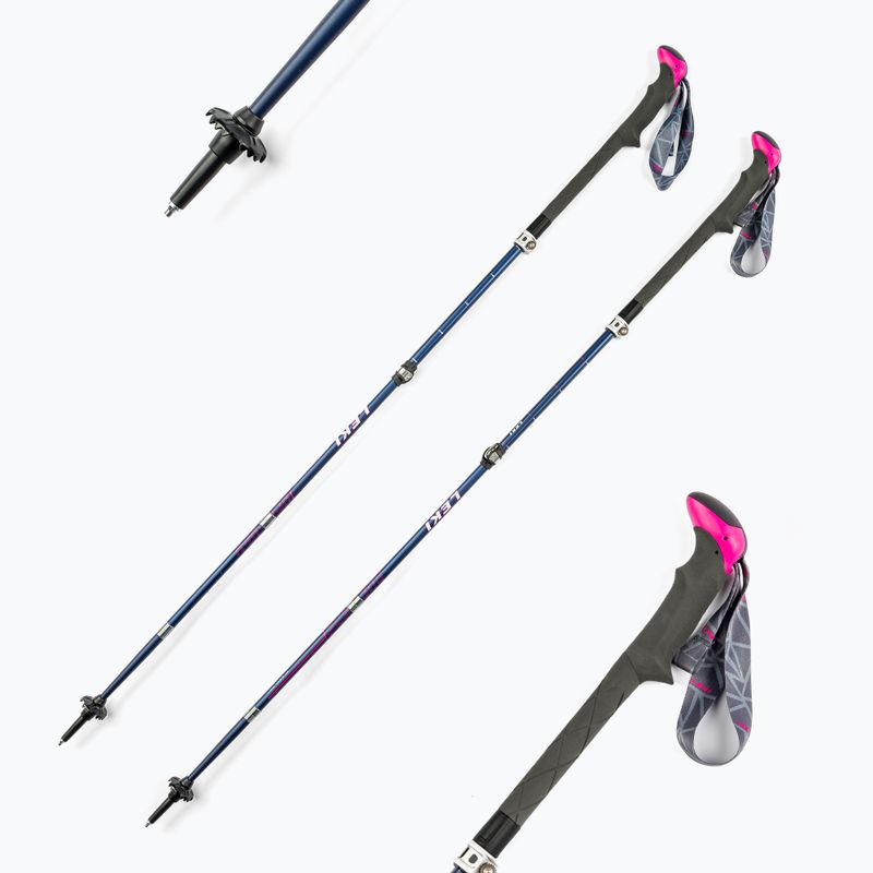 LEKI Micro Vario Carbon bastoncini da trekking blu 6492067 7