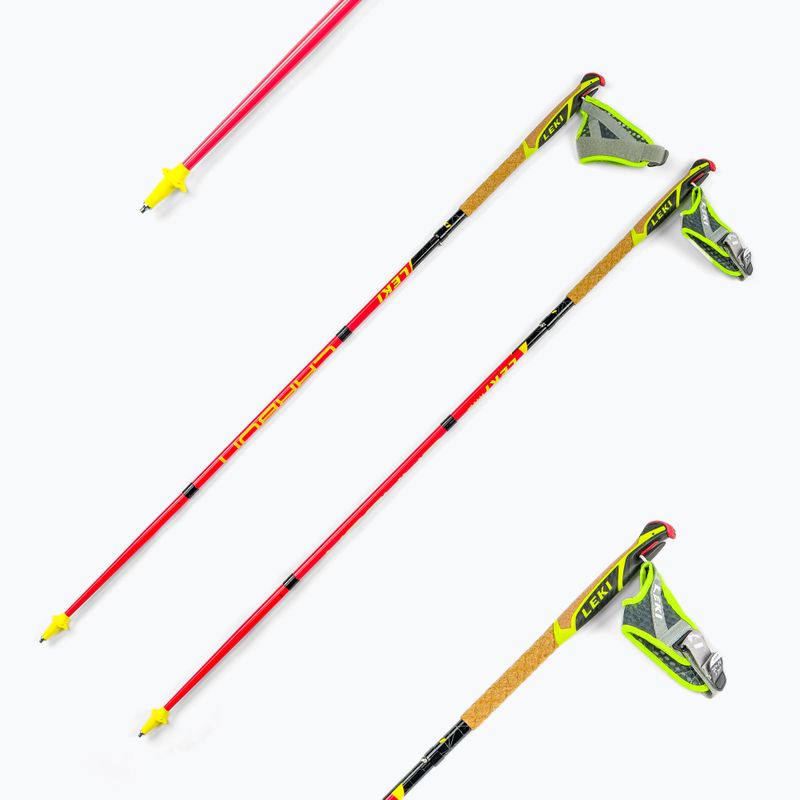 LEKI Micro Trail Pro bastoncini da corsa rosso 6492585115 5