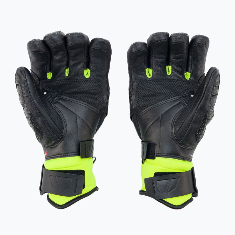 LEKI Guanti da sci da uomo Worldcup Race Flex S Speed System nero-verde 649802301080 2