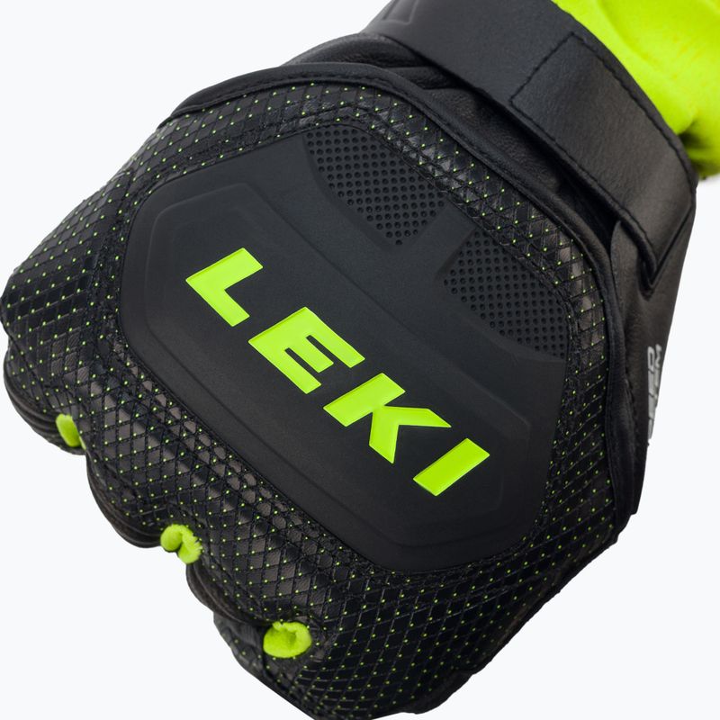 LEKI Guanti da sci da uomo Worldcup Race Flex S Speed System nero-verde 649802301080 4