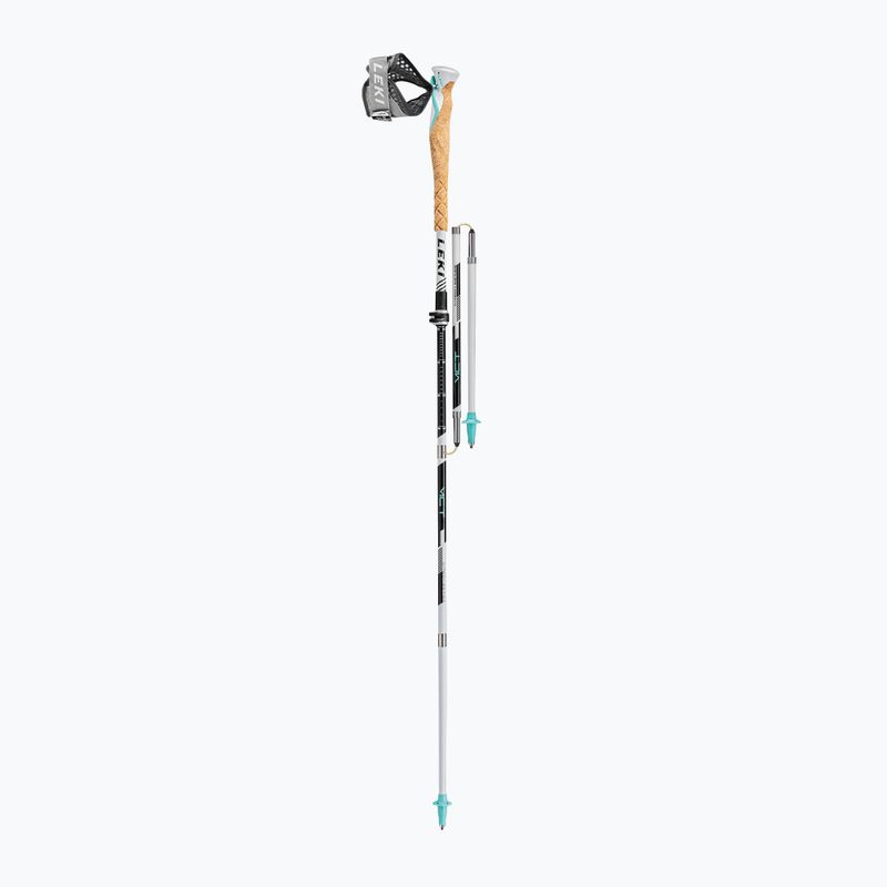 LEKI MCT 12 Vario Carbon bastoncini da sci di fondo bianco e nero 65026851