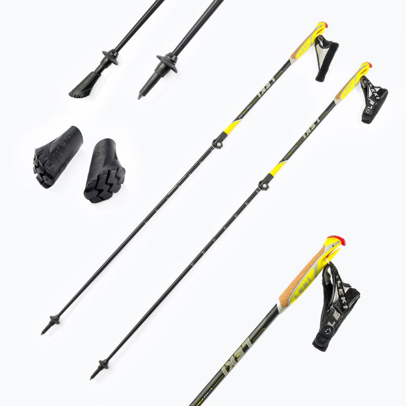 LEKI Spin Shark SL Bastoncini da nordic walking neri 65026141 6