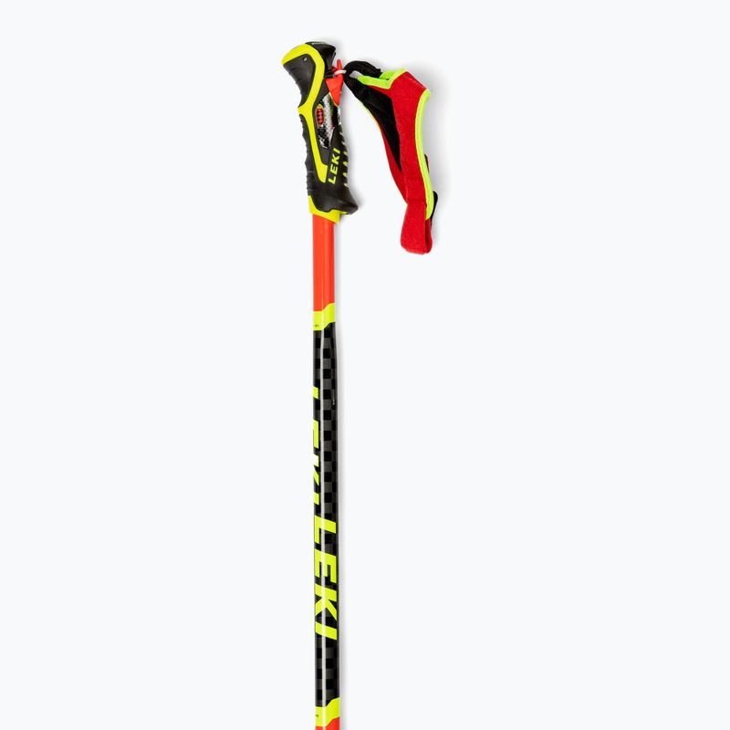 LEKI Wcr Sl 3D bastoncini da sci rosso 65067481 2