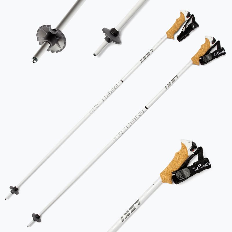 LEKI Stella S bastoni da sci donna bianco 65066701 7