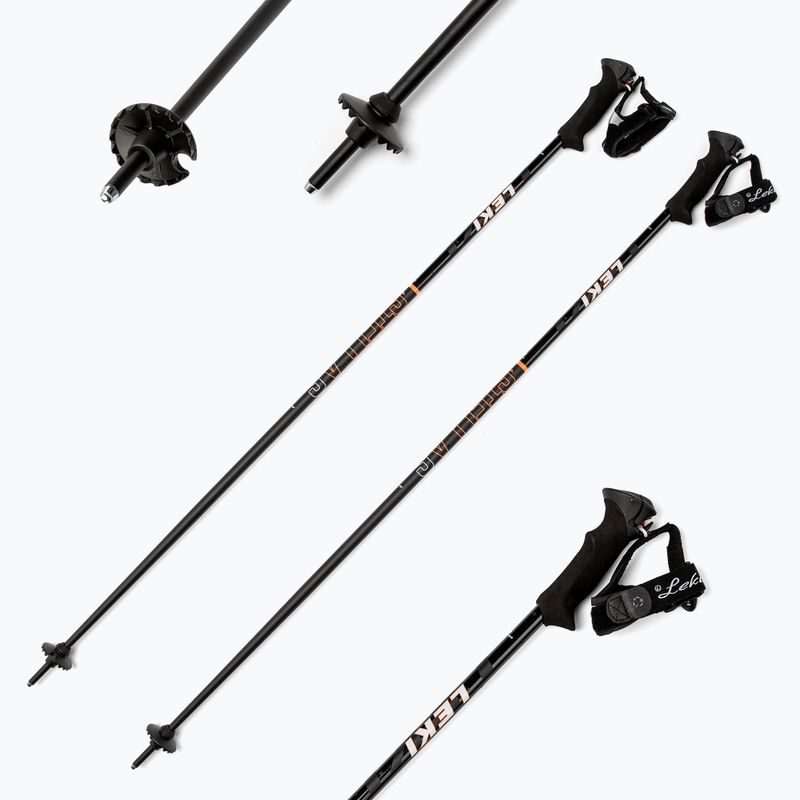 LEKI Stella S bastoncini da sci donna nero 65066702 6