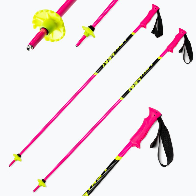 LEKI Racing Kids bastoncini da sci rosa 65044302 6