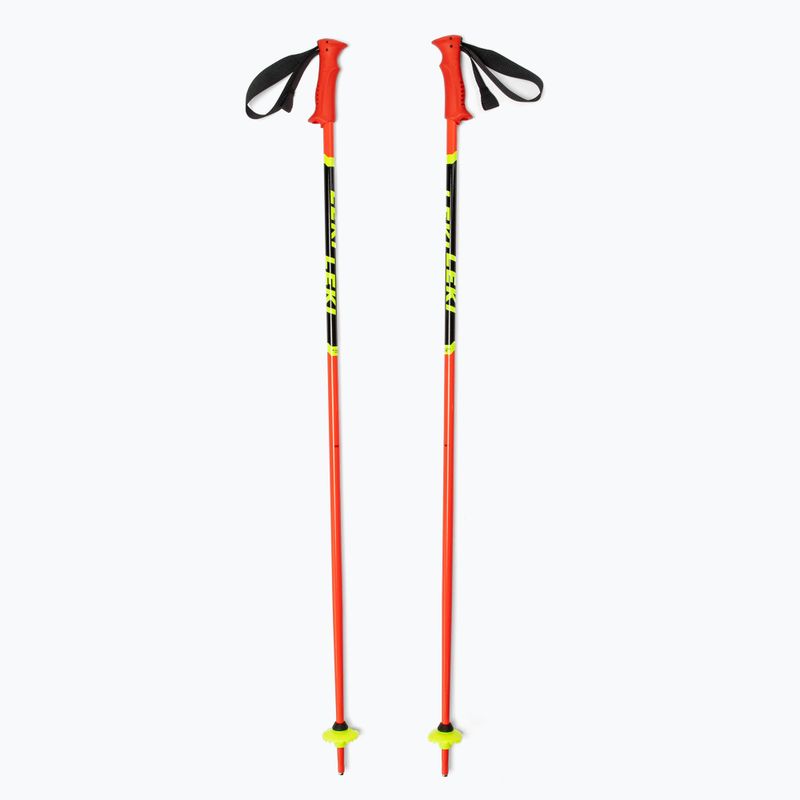 LEKI Racing Kids bastoncini da sci rossi 65044301