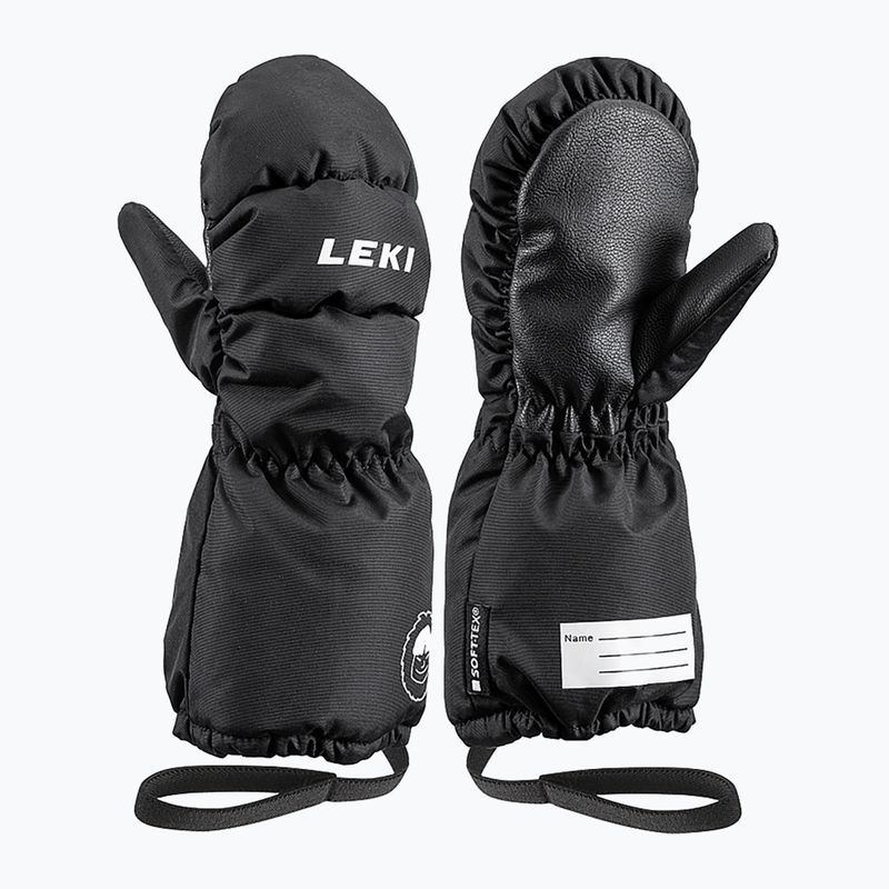 LEKI Guanti da sci per bambini Little Eskimo Mitt Long nero 650801401020 4