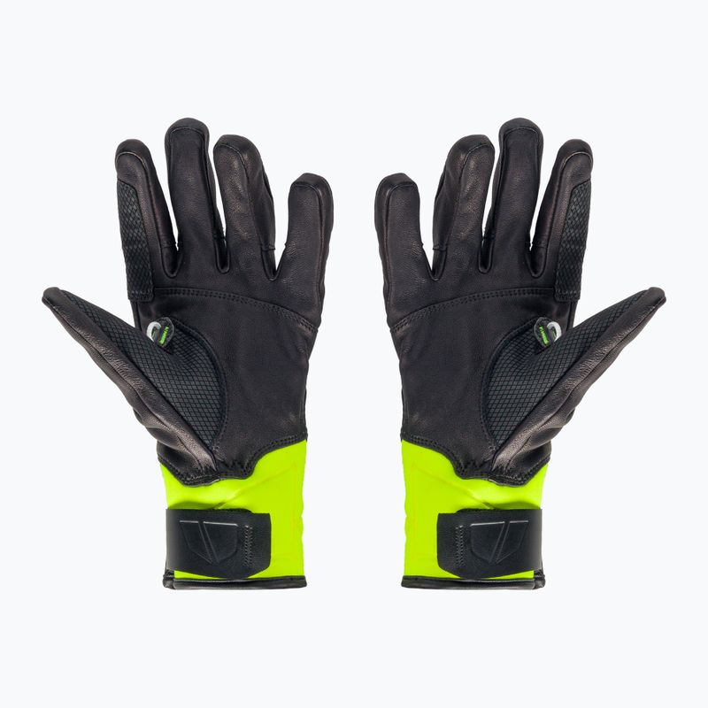 LEKI Worldcup Race Speed 3D guanto da sci da uomo nero-verde 650801301090 3