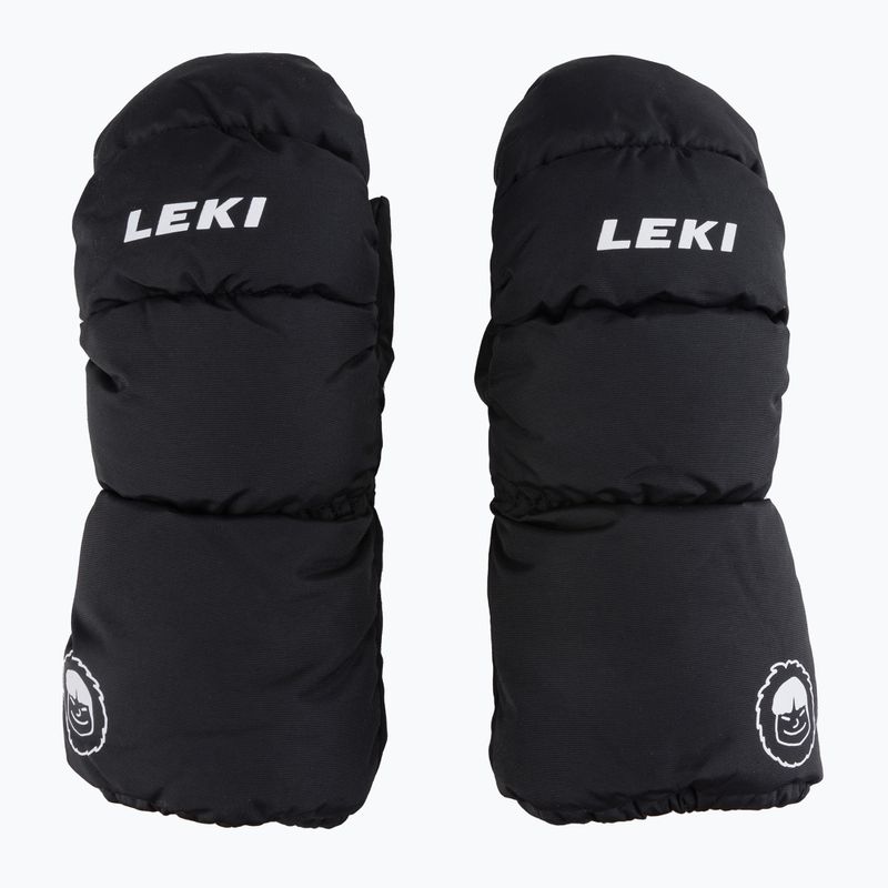 LEKI Guanti da sci per bambini Little Eskimo Mitt Long nero 650801401020