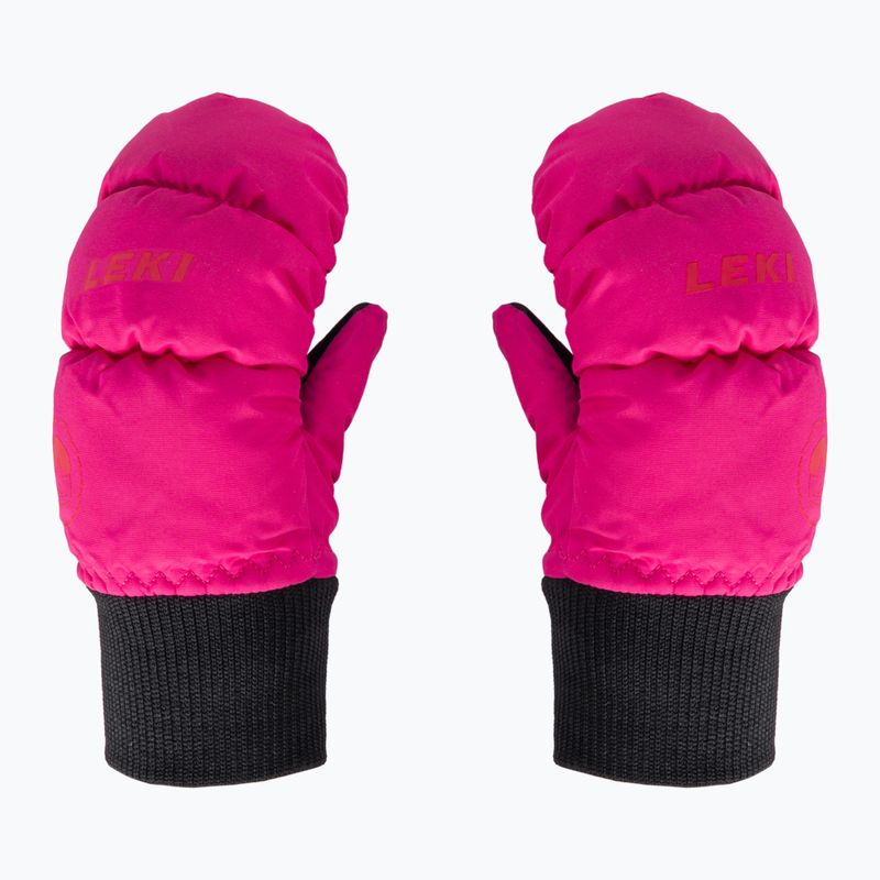 LEKI Guanti da sci per bambini Little Eskimo Mitt Short rosa 650802403030 2