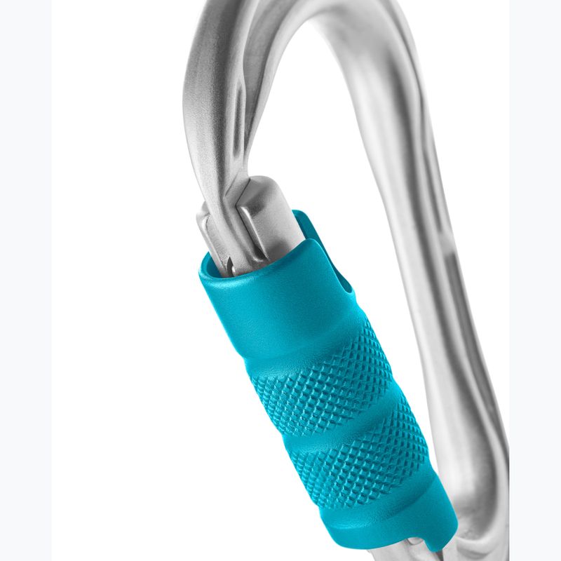EDELRID HMS Strike Triple II moschettone argento 2