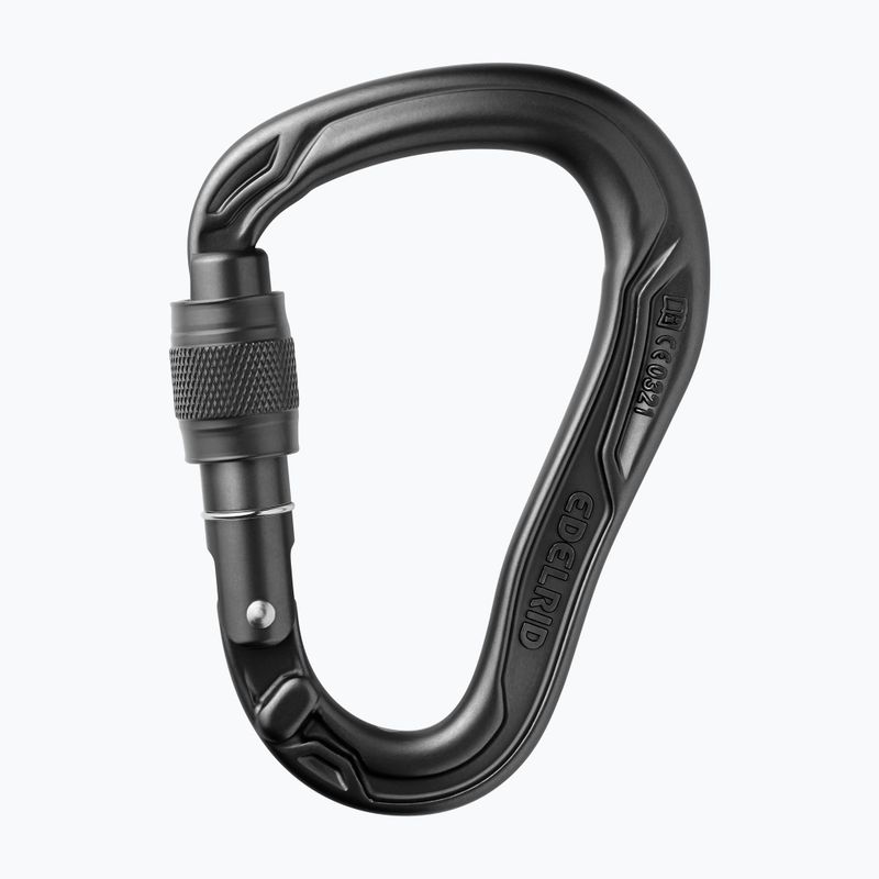 Moschettone da arrampicata EDELRID HMS Bullet Screw black