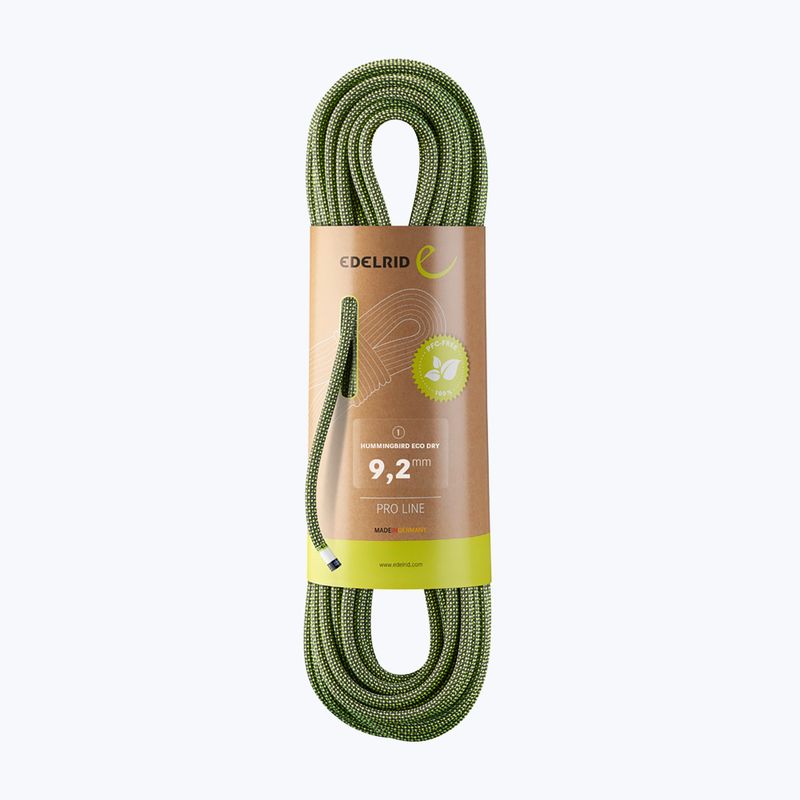 EDELRID Colibrì Eco Dry 9,2 notte/corda d'arrampicata agli agrumi