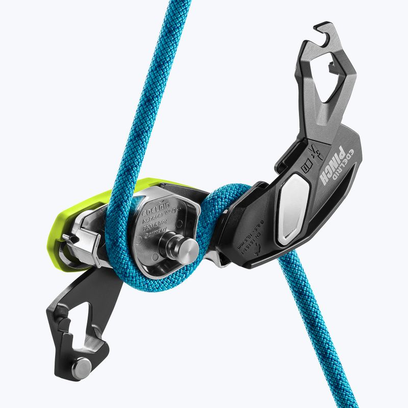 Dispositivo di assicurazione EDELRID Pinch antracite/oasi 4