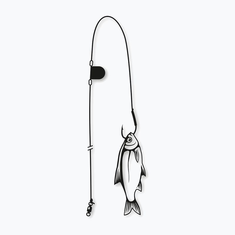 Black Cat catfish leader 4336115 amo a cricchetto 1,20 m 1 pz. 2