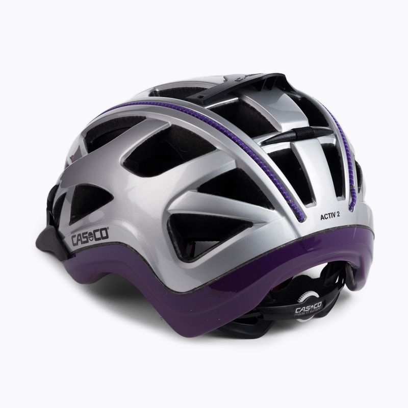 CASCO Activ 2 casco da bicicletta da donna argento/viola 4