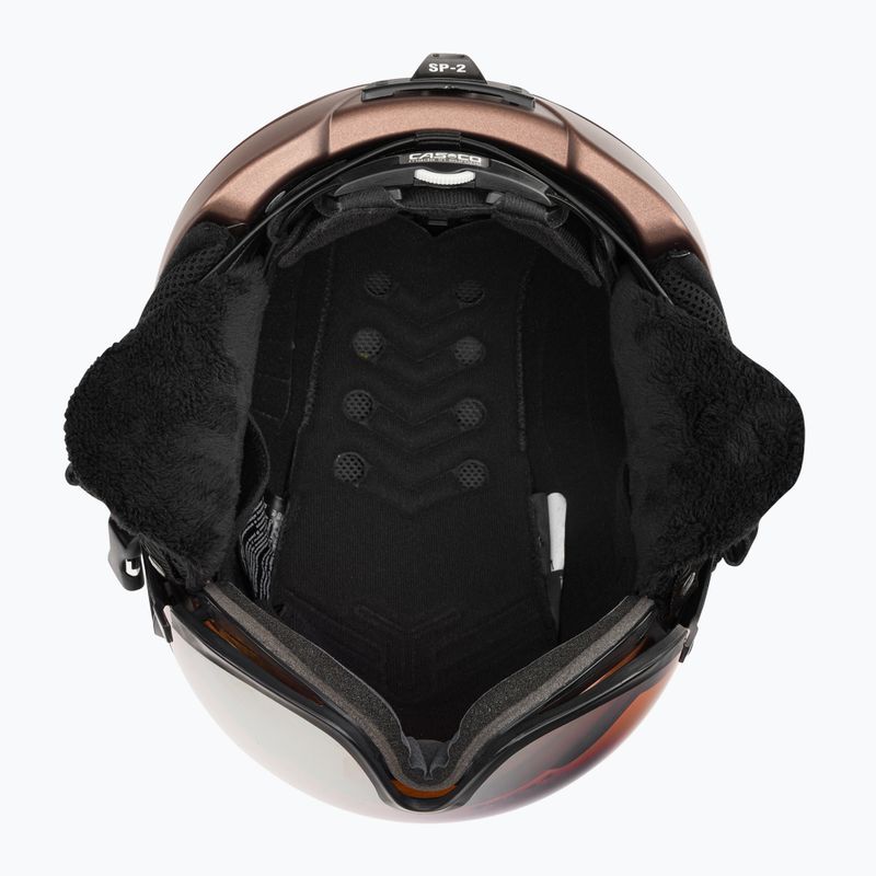 CASCO casco da sci SP-2 Carbonic Visiera marrone 5