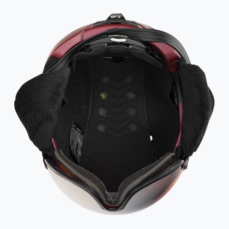 CASCO Casco da sci SP-2 Carbonic Visiera rossa 5