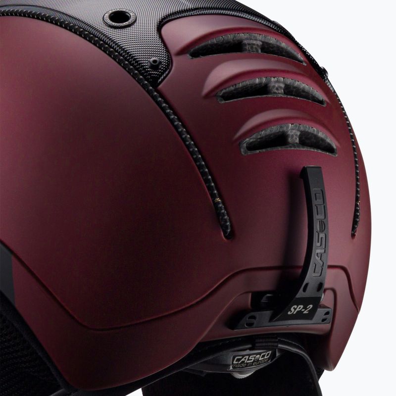 CASCO Casco da sci SP-2 Carbonic Visiera rossa 7