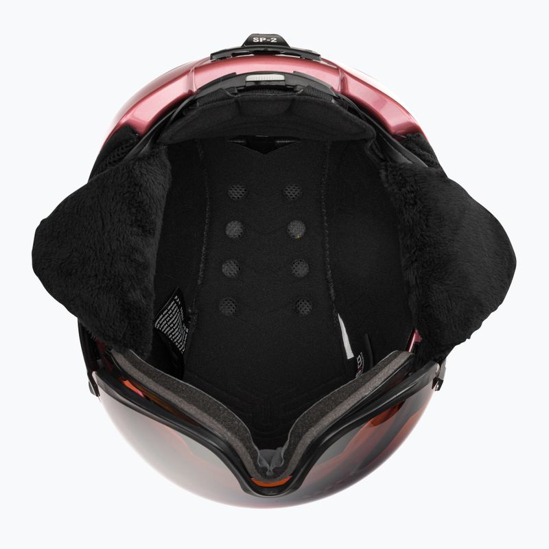 CASCO casco da sci SP-2 Carbonic Visor nero/rosa 5