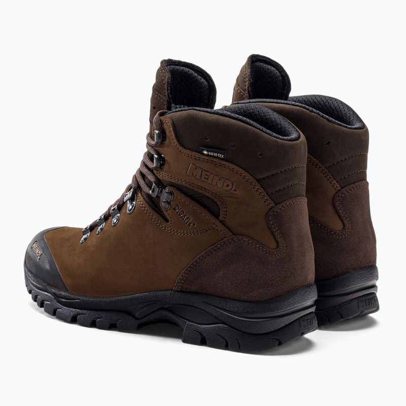 Stivali da trekking da uomo Meindl Kansas GTX marrone scuro 3