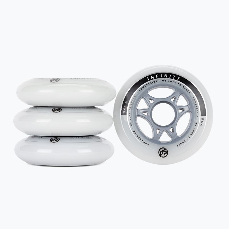 Powerslide Infinity II 84 mm/85A ruote per rollerblade 4 pz.