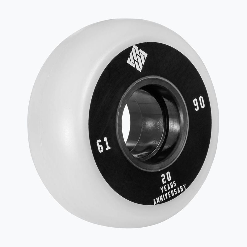USD Team 61 mm/90A ruote rollerblade 4 pezzi latteo 2