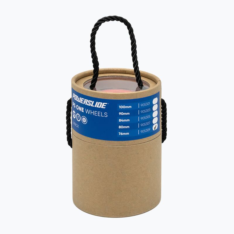 Ruote per rollerblade Powerslide One 76/82A 4 pezzi rosso 2