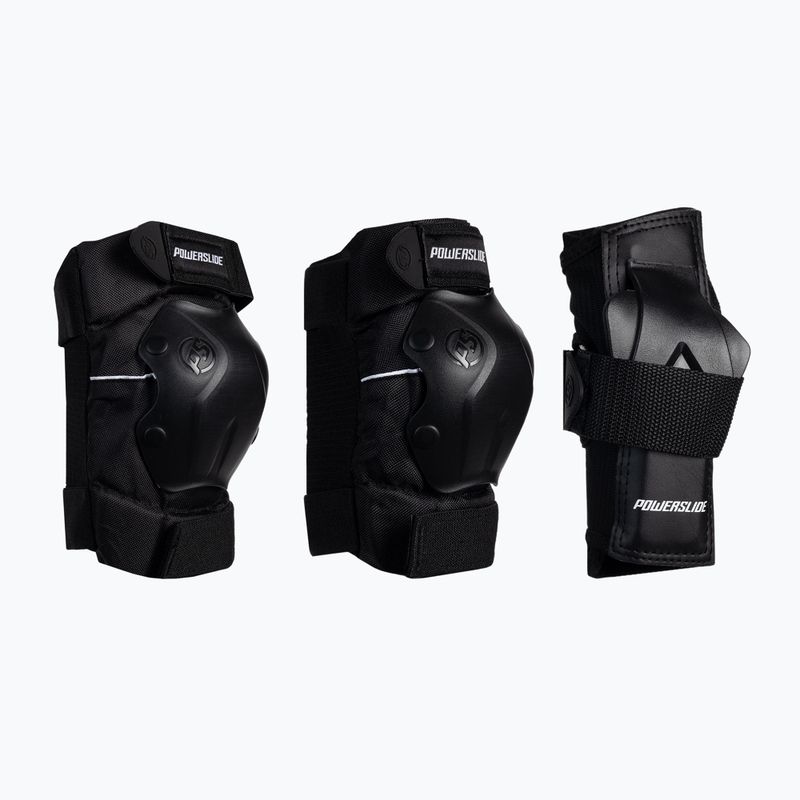 Set di imbottiture Powerslide Standard Tri-Pack nero per uomo
