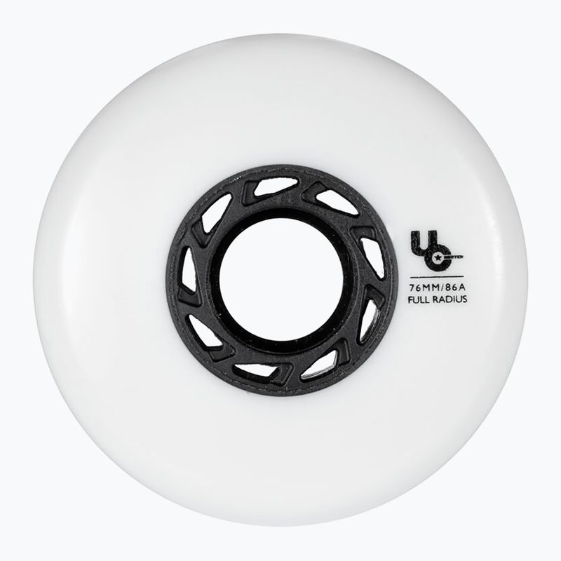 RUOTE UNDERCOVER Ruote rollerblade Team 76 mm/86A 4 pz. bianco