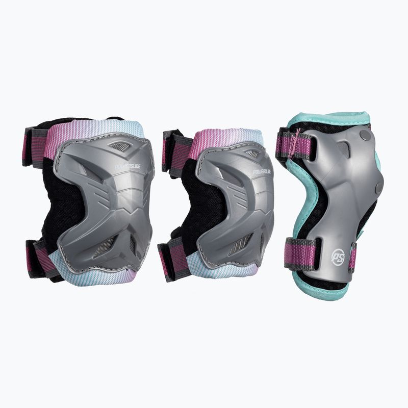 Powerslide Pro Set imbottiture per bambini grigio