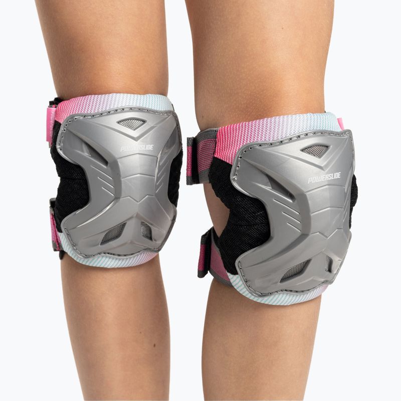 Powerslide Pro Set imbottiture per bambini grigio 10