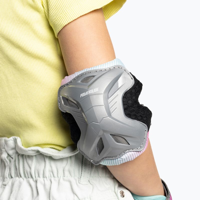 Powerslide Pro Set imbottiture per bambini grigio 12