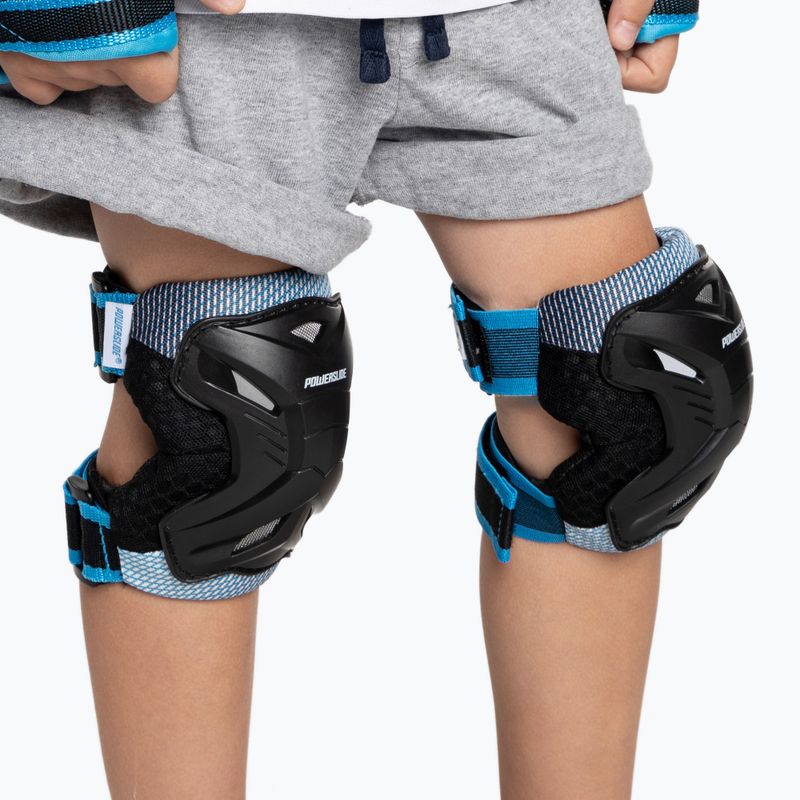 Powerslide Pro Set imbottiture per bambini nero 13