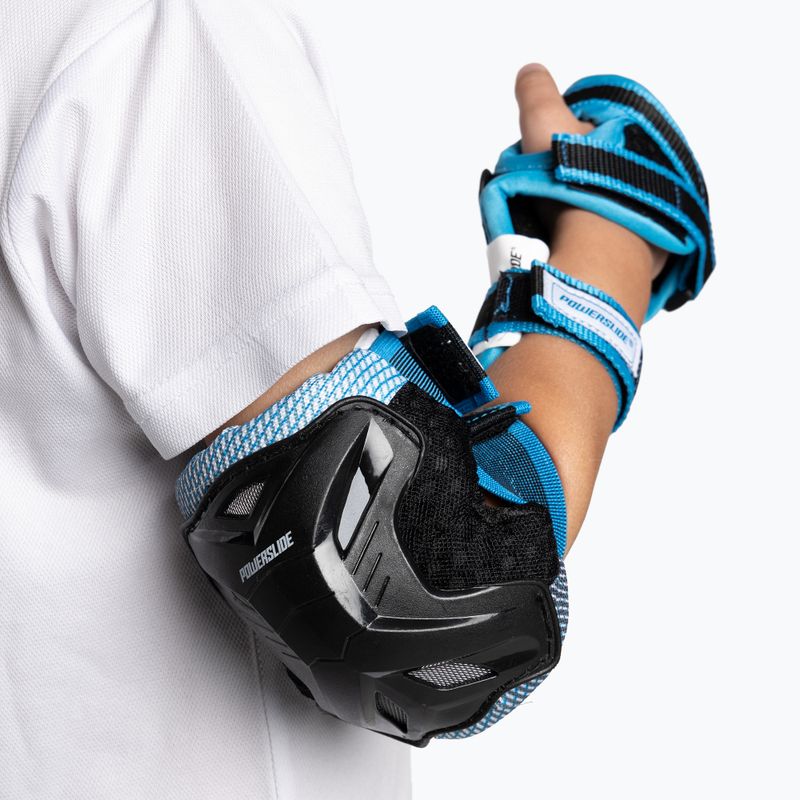 Powerslide Pro Set imbottiture per bambini nero 15