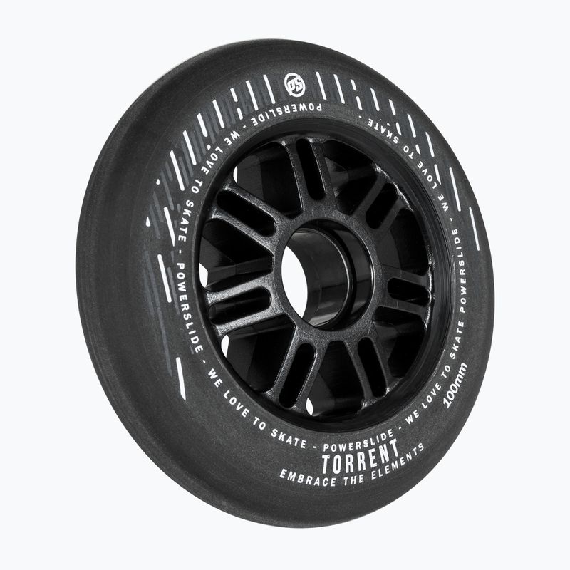Powerslide Torrent Rain 100 mm/84A ruote rollerblade 4 pezzi nero. 2
