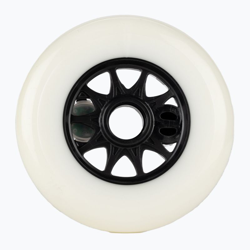 Ruota Powerslide Graphix sinistra 125 mm/85A bianca per rollerblade 2