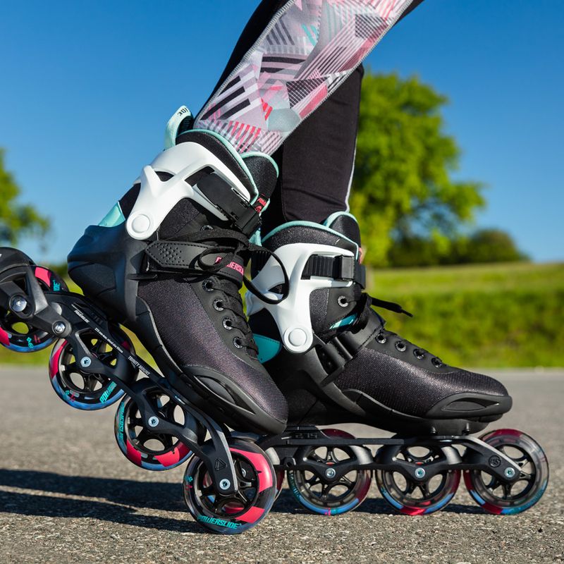 Pattini a rotelle Powerslide da donna Radon Teal 90 nero/bianco 8