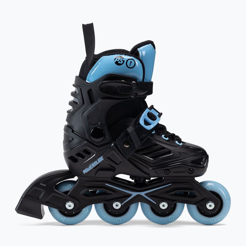 Pattini a rotelle per bambini Powerslide Khaan LTD nero/blu 2