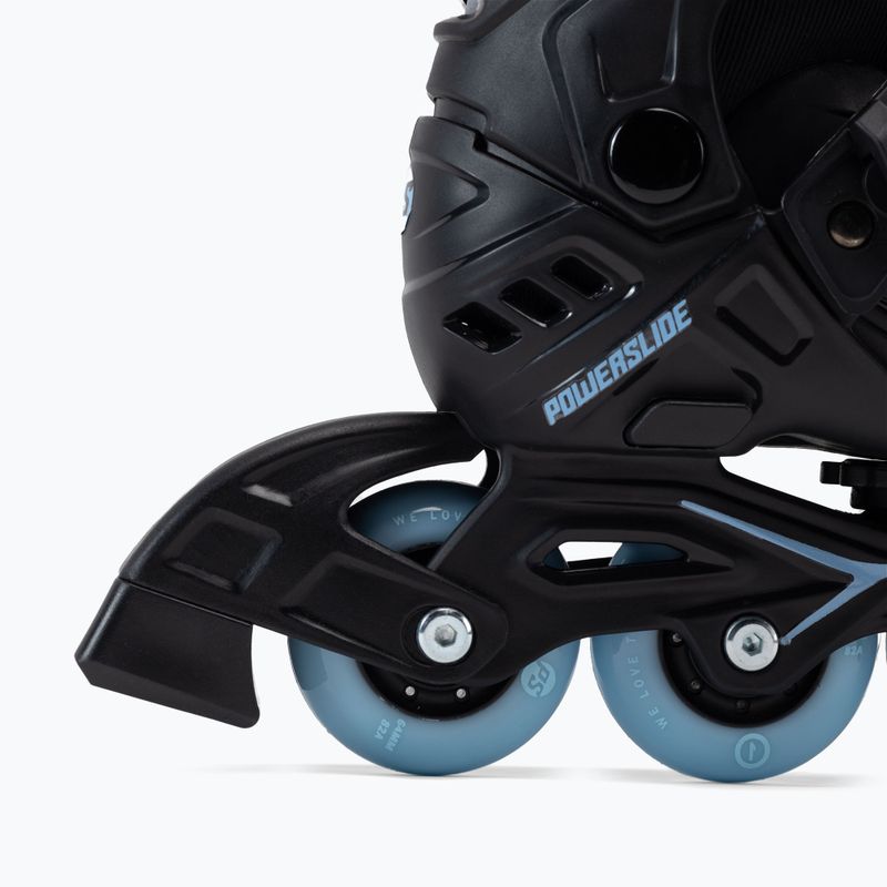 Pattini a rotelle per bambini Powerslide Khaan LTD nero/blu 7