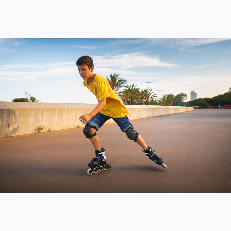 Pattini a rotelle per bambini Powerslide Khaan SQD Jr nero 7