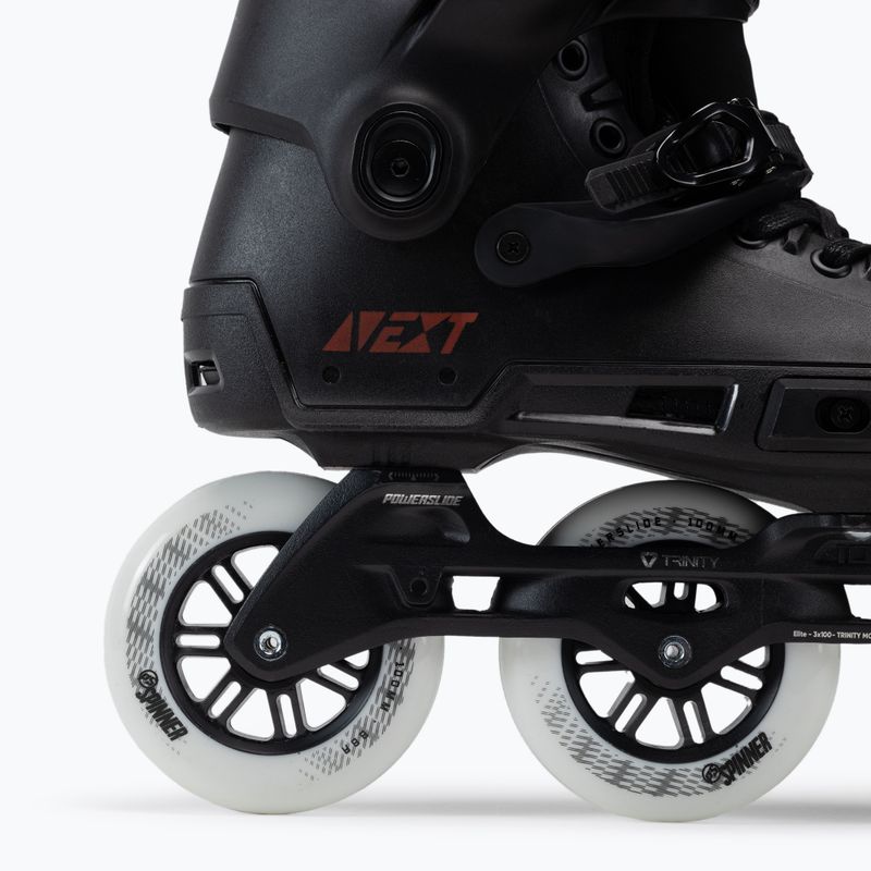 Pattini a rotelle da uomo Powerslide Next Core 100 nero 7