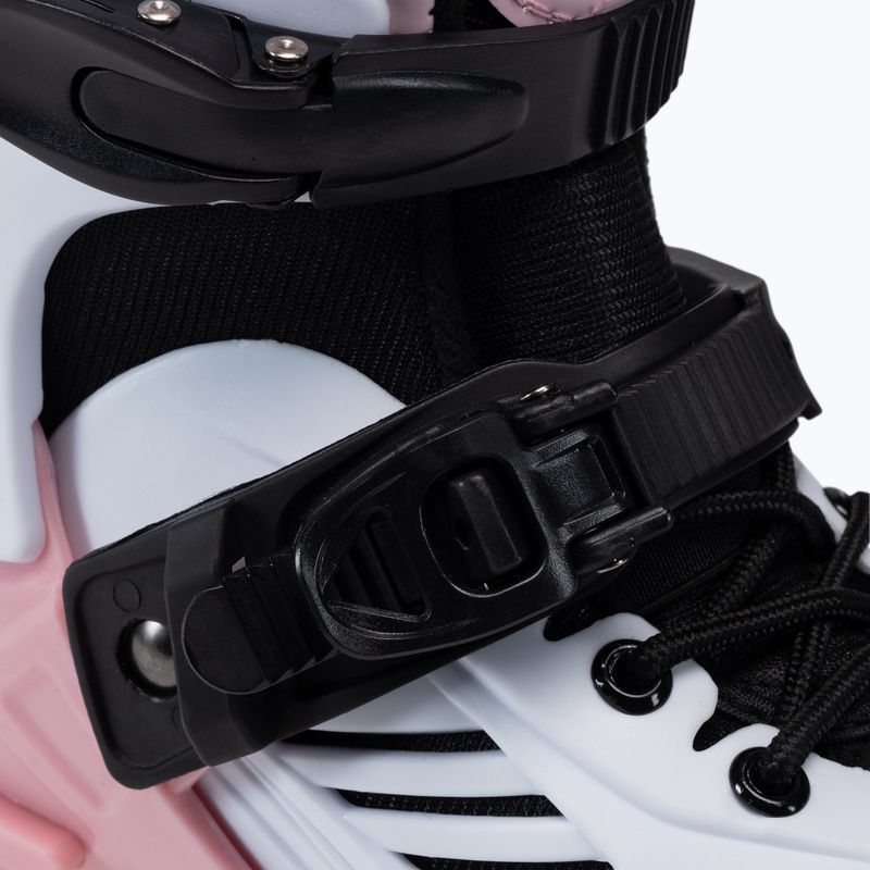 Pattini a rotelle per bambini Powerslide Khaan LTD bianco/rosa 5