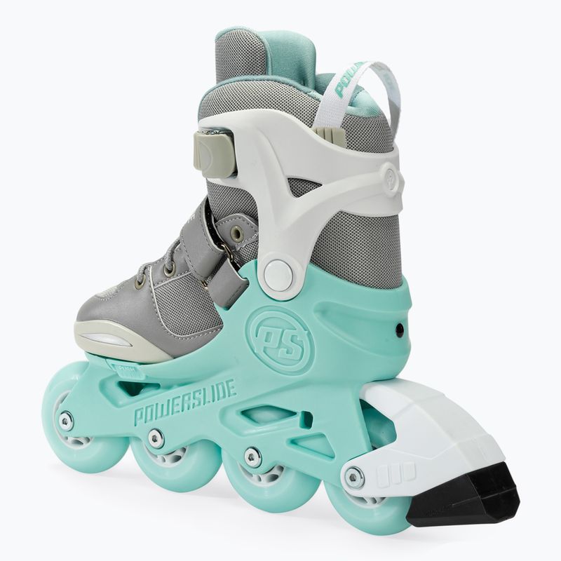 Pattini a rotelle per bambini Powerslide Rocket grigio/teal 3