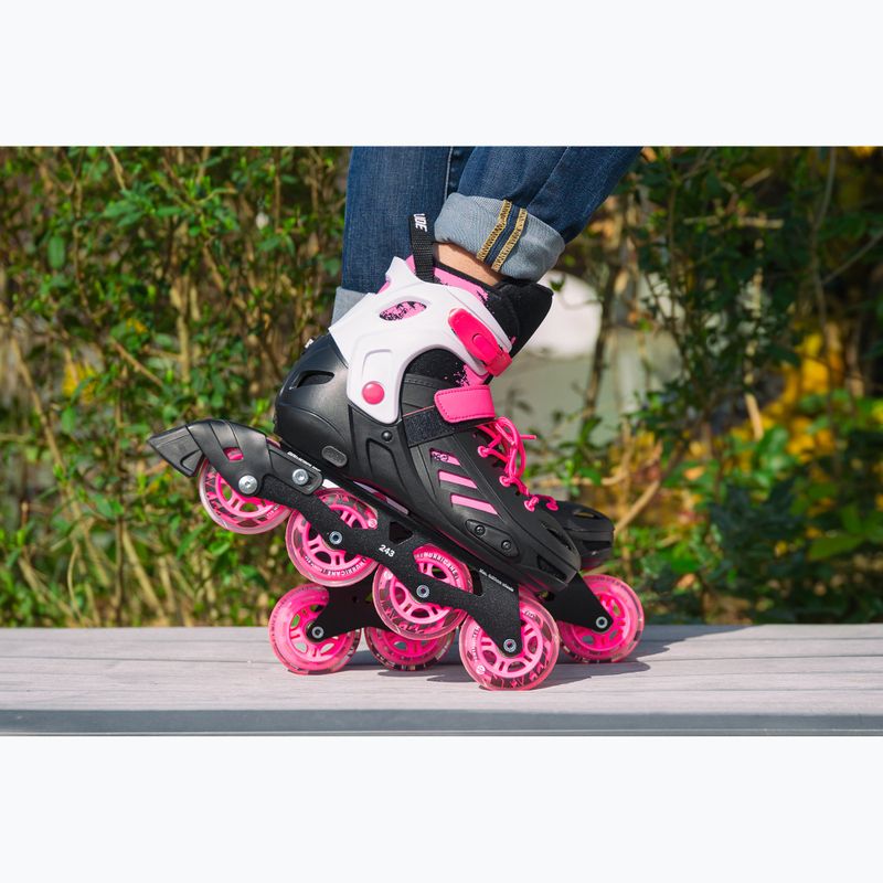 Pattini a rotelle per bambini Powerslide Khaan SQD Jr rosa 6